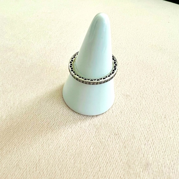 Pandora Sparkle & Hearts Ring, sterling silver. - Picture 1 of 7